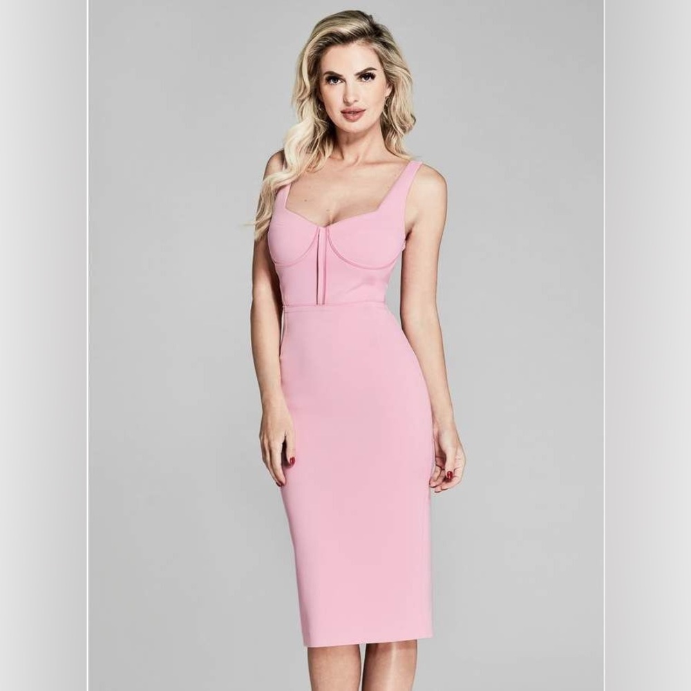 Marciano Pink Midi Dress